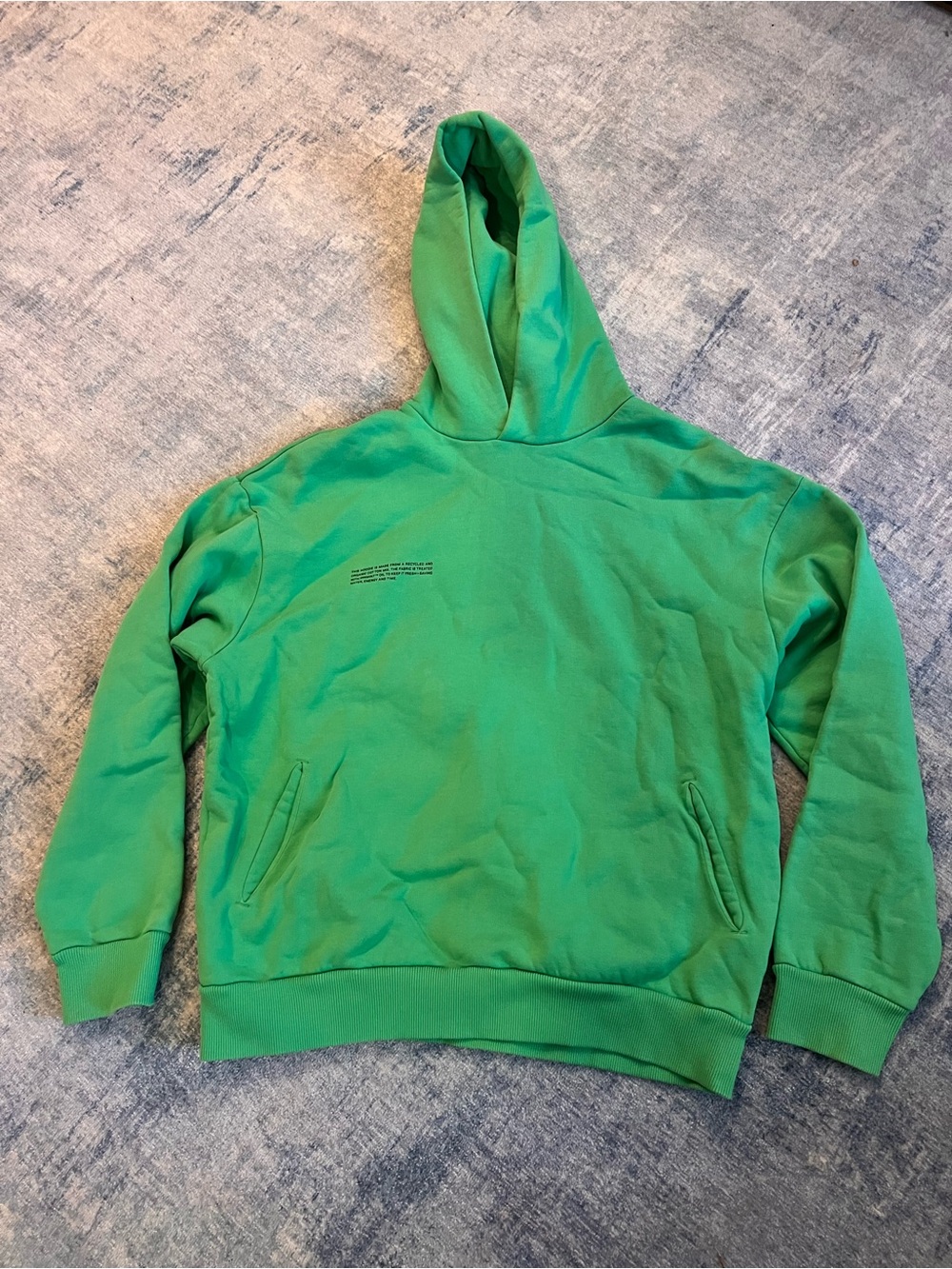 Pangaia Heavyweight hoodie. Green.